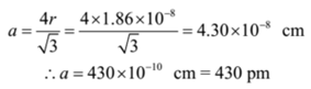 Density of solid