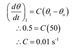 Newtons Law of Cooling