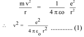 Bohrs Model of an Atom