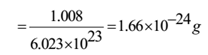 Gram Atomic Mass