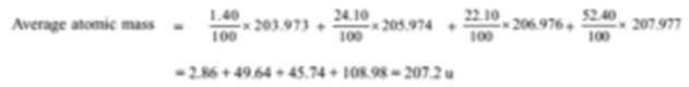 Gram Atomic Mass