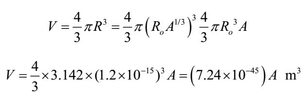 Nuclear radius