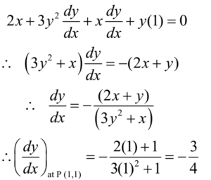 Equation Of Tangent And Normal Using The Concept Of Differentiation