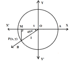 Standard unit circle