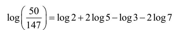 Laws of Logarithms