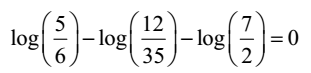 Laws of Logarithms