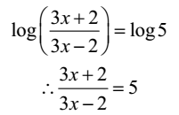 Solve for x