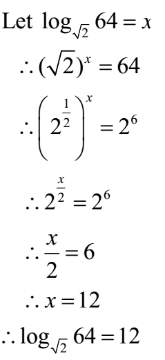 Definition of Logarithm