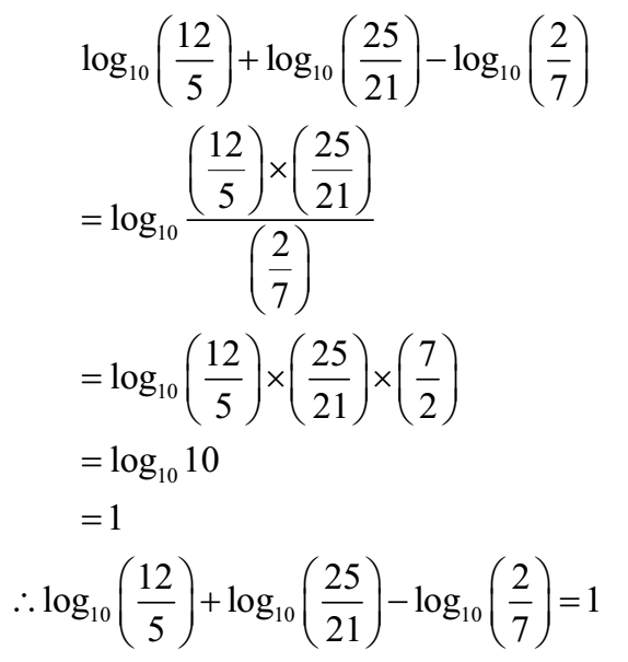 Law of exponent