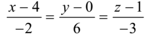 Equation of Line in Space