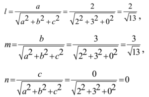 Equation of Line in Space