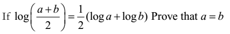 Use of Laws of Logarithms