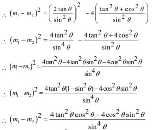 Relation between slopes