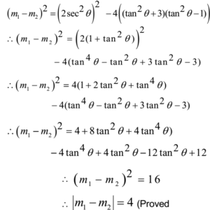 Relation between slopes