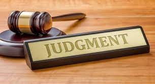 Judgments of Courts